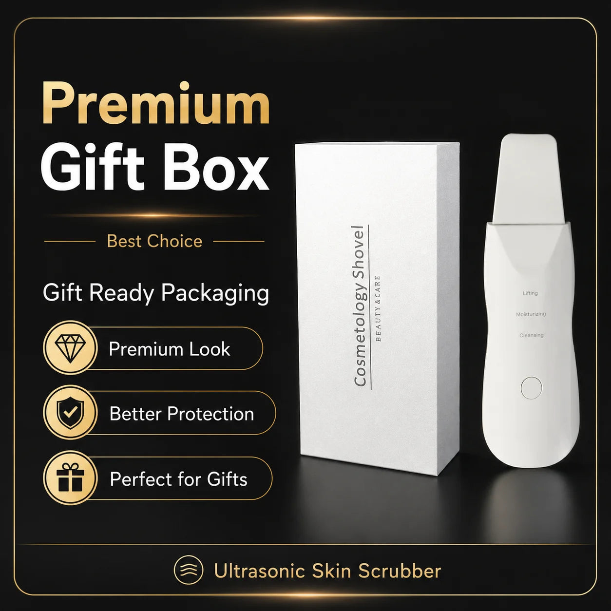 PureSonic™ Pro – Ultraschall-Gesichtsreinigungsspatel