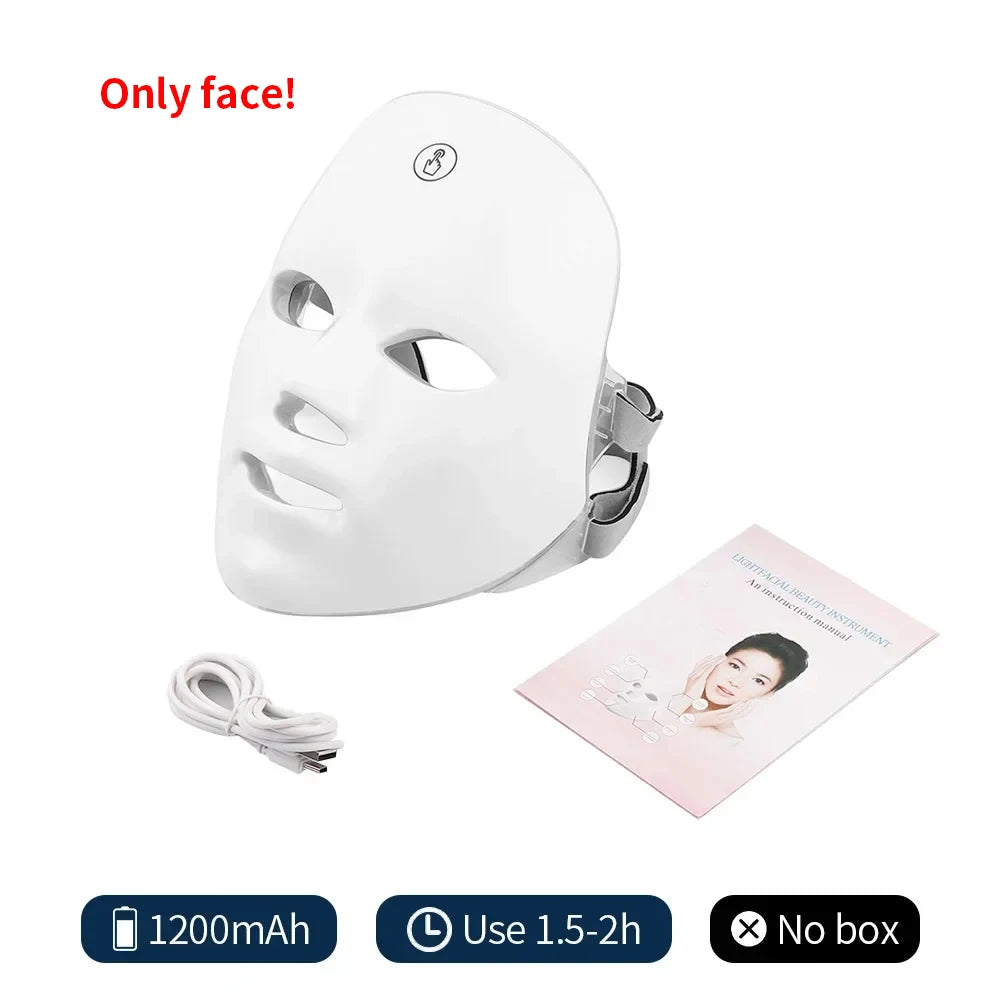 LumiSkin™ Pro – 7-Farben-LED-Gesichtsmaske zur Straffung und Verfeinerung der Haut zu Hause