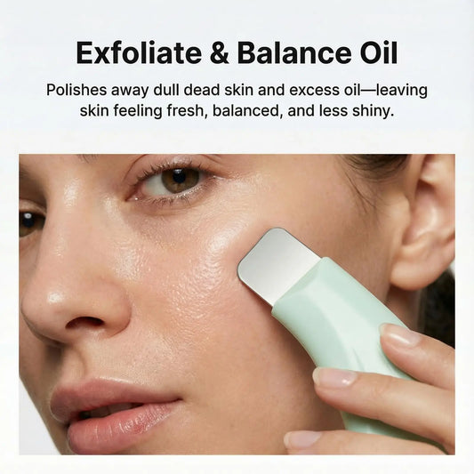 ClearPore™ Pro – Spatule de Nettoyage des Pores en Acier Inoxydable