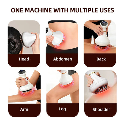 BodyFlow™ Pro – Körpermassagebürste mit Vibration, EMS und wiederaufladbarem Gua Sha