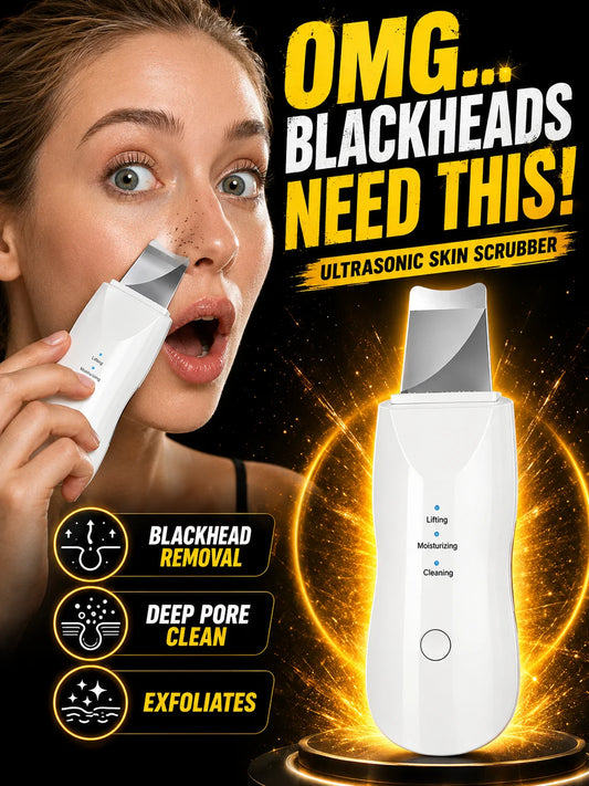PureSonic™ Pro – Spatule Ultrasonique de Nettoyage du Visage