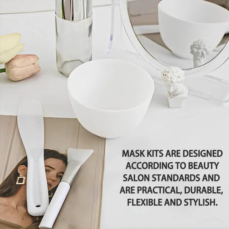 MixMask™ Pro – Silikon-Set zum Zubereiten und Auftragen Ihrer Gesichtsmasken