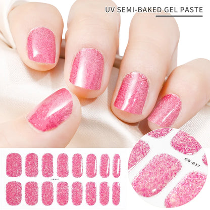 NailGlow™ Gel Wraps – Stickers Ongles Gel Semi-Cuit Full Cover