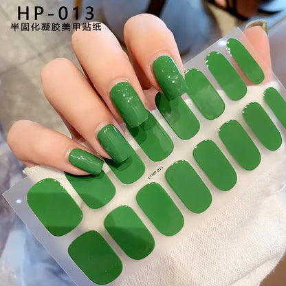 NailGlow™ Gel Wraps – Stickers Ongles Gel Semi-Cuit Full Cover