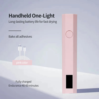 NailGlow™ Mini – Lampe UV/LED Portable pour Vernis Semi-Permanent
