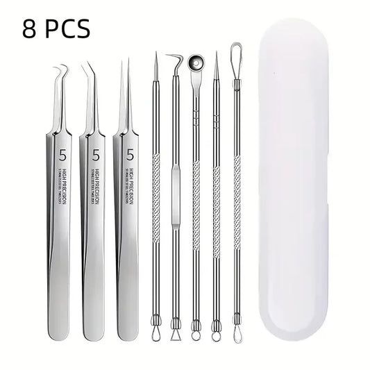 PurePore™ Elite – Kit Professionnel 8 Outils de Nettoyage des Pores