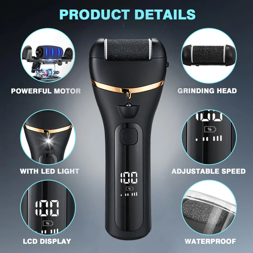 SoftStep™ Elite – Râpe Électrique Professionnelle pour Pieds