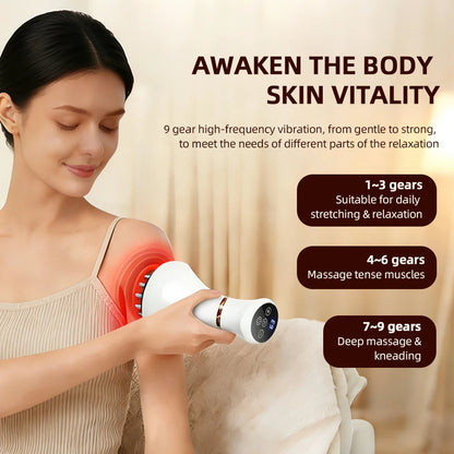 BodyFlow™ Pro – Körpermassagebürste mit Vibration, EMS und wiederaufladbarem Gua Sha