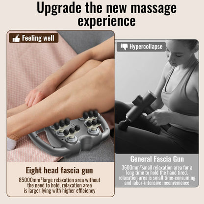 Pistolet de Massage Musculaire PulseRelief™ Pro – Massage Percussif Profond avec 16 ou 24 Têtes