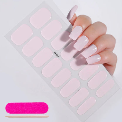 NailGlow™ Gel Wraps – Stickers Ongles Gel Semi-Cuit Full Cover