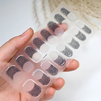 NailGlow™ Gel Wraps – Stickers Ongles Gel Semi-Cuit Full Cover