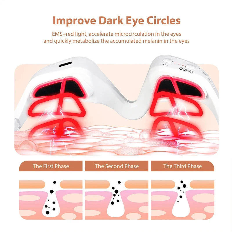 EyeLumi™ Pro – Masseur Yeux EMS & Lumière Rouge