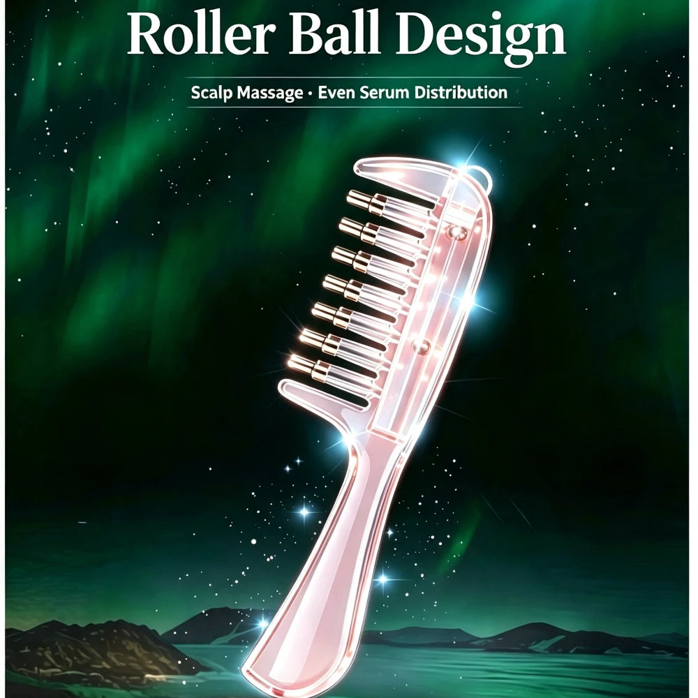 ScalpFlow™ – Peigne Applicateur d’Huile et Sérum pour Cuir Chevelu