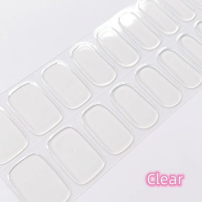 NailGlow™ Gel Wraps – Stickers Ongles Gel Semi-Cuit Full Cover