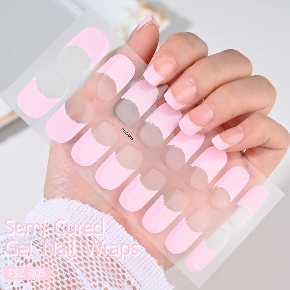 NailGlow™ Gel Tips – Stickers Ongles en Gel Semi-Cuit