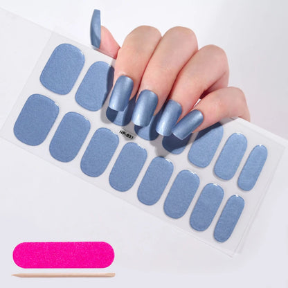 NailGlow™ Gel Wraps – Stickers Ongles Gel Semi-Cuit Full Cover