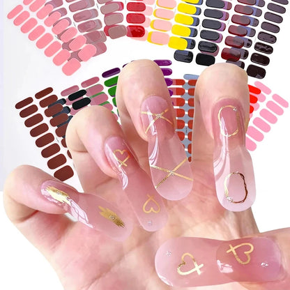 NailGlow™ Gel Tips – Stickers Ongles en Gel Semi-Cuit