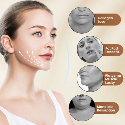SculptLuxe™ V Pro – Wiederaufladbares EMS-Gesichtsgerät mit 6 Modi und 8 Intensitätsstufen