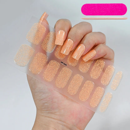 NailGlow™ Gel Wraps – Stickers Ongles Gel Semi-Cuit Full Cover