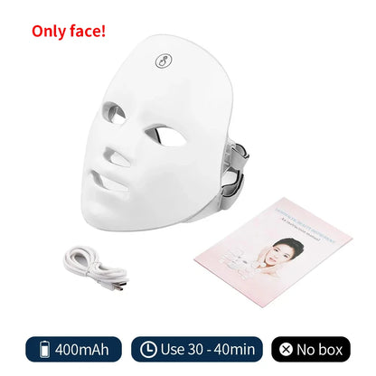 LumiSkin™ Pro – 7-Farben-LED-Gesichtsmaske zur Straffung und Verfeinerung der Haut zu Hause