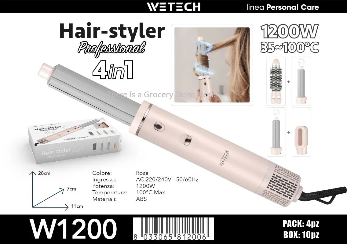 WETECH™ MultiStyle Pro – Kit 6-en-1 de Coiffure Professionnel