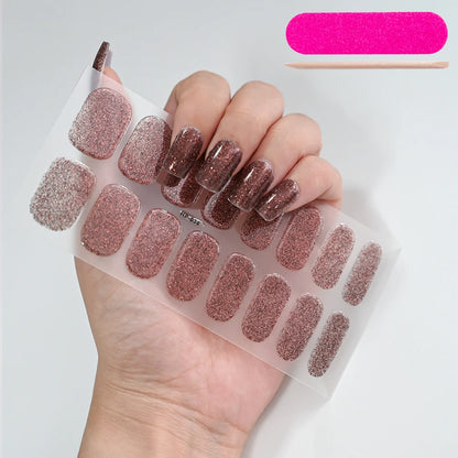 NailGlow™ Gel Wraps – Stickers Ongles Gel Semi-Cuit Full Cover