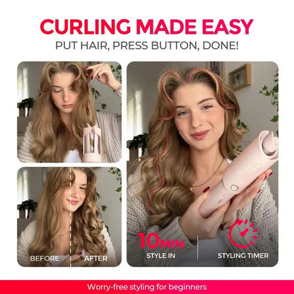 CurlLuxe™ Pro – Professioneller Automatischer Lockenstab 32 mm