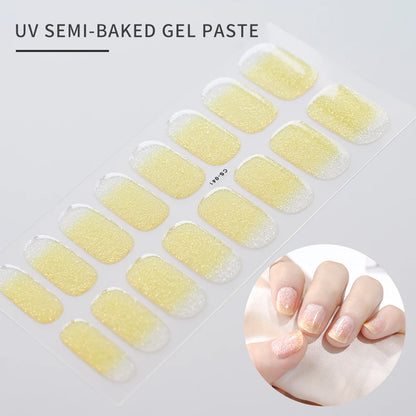 NailGlow™ Gel Wraps – Stickers Ongles Gel Semi-Cuit Full Cover