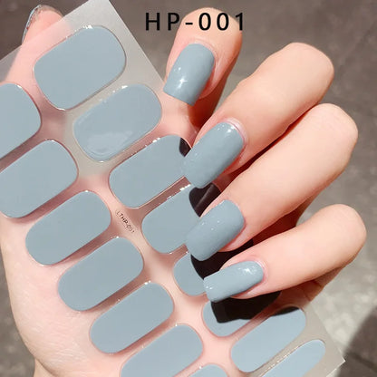 NailGlow™ Gel Wraps – Stickers Ongles Gel Semi-Cuit Full Cover
