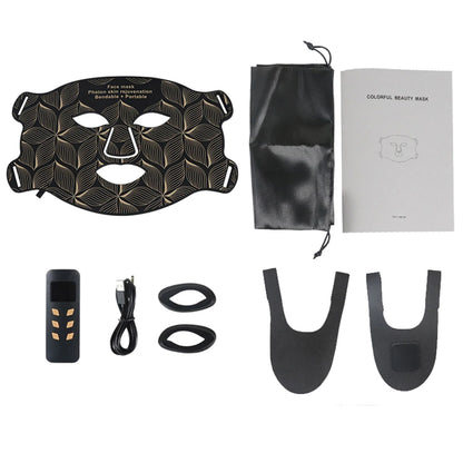 LumiSkin™ Elite – Masque LED Visage et Cou 8 Couleurs avec Lumière Rouge & Infrarouge