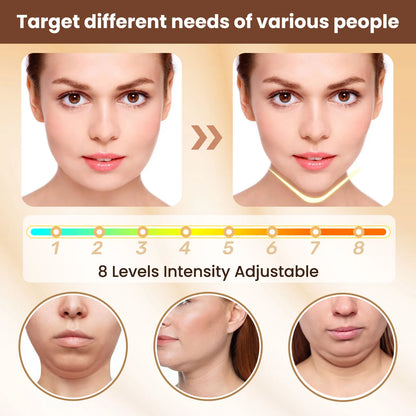 SculptLuxe™ V Pro – Wiederaufladbares EMS-Gesichtsgerät mit 6 Modi und 8 Intensitätsstufen