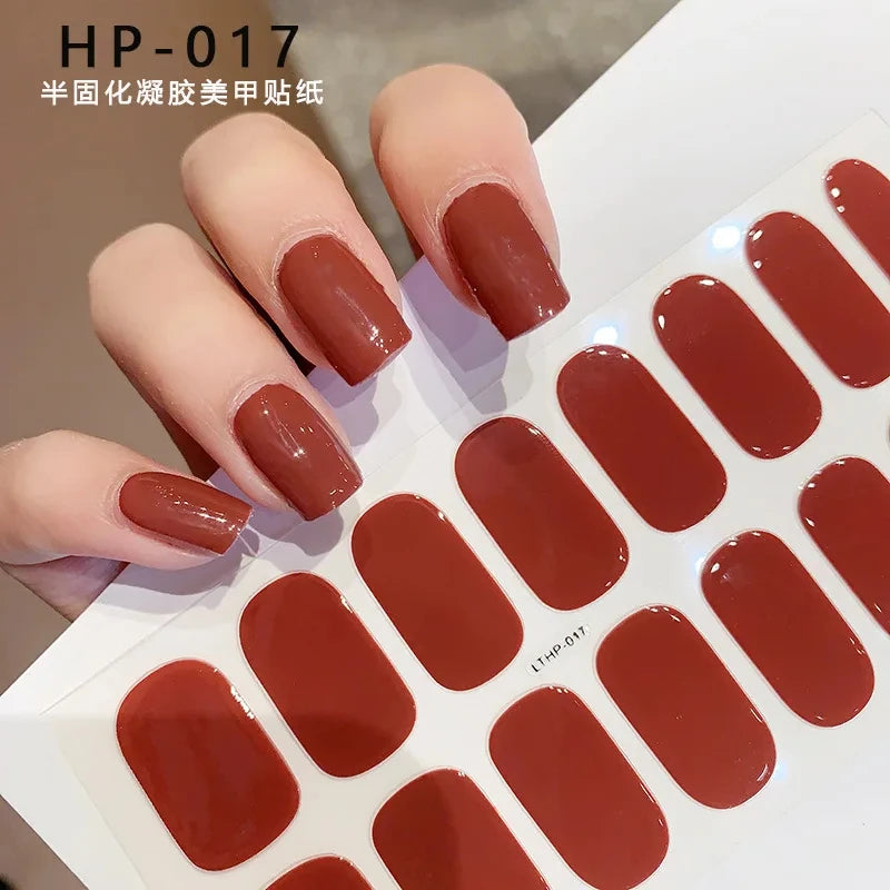 NailGlow™ Gel Tips – Stickers Ongles en Gel Semi-Cuit