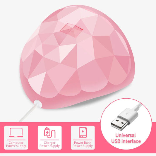 NailGlow™ Pro 54W – Lampe UV/LED Professionnelle pour Ongles