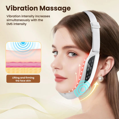 SculptLuxe™ V Pro – Wiederaufladbares EMS-Gesichtsgerät mit 6 Modi und 8 Intensitätsstufen