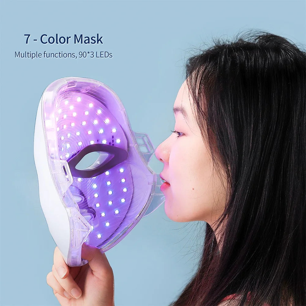 LumiSkin™ Pro – 7-Farben-LED-Gesichtsmaske zur Straffung und Verfeinerung der Haut zu Hause