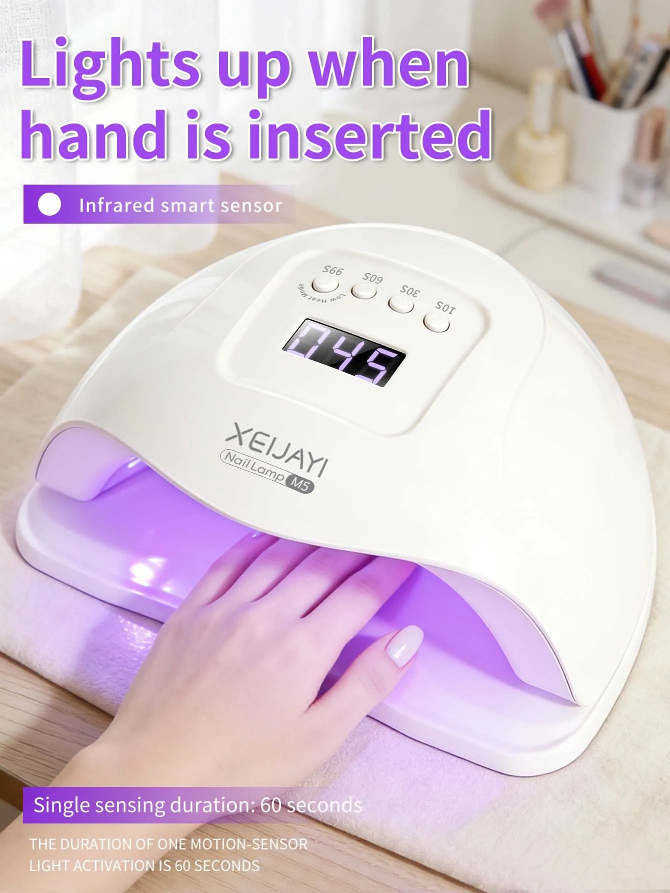 NailGlow™ Pro – Lampe UV/LED 24 LED pour Ongles