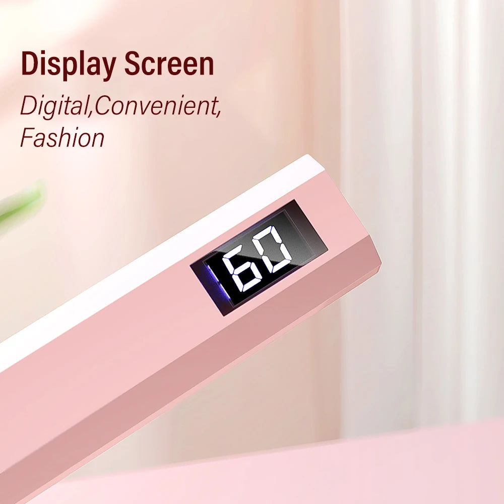 NailGlow™ Mini – Lampe UV/LED Portable pour Vernis Semi-Permanent