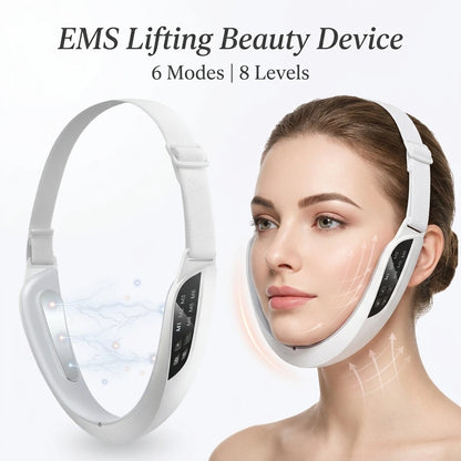 SculptLuxe™ V Pro – Wiederaufladbares EMS-Gesichtsgerät mit 6 Modi und 8 Intensitätsstufen