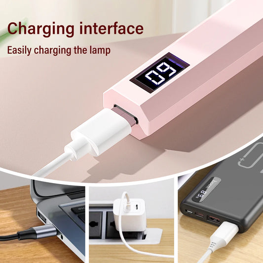 NailGlow™ Mini – Lampe UV/LED Portable pour Vernis Semi-Permanent