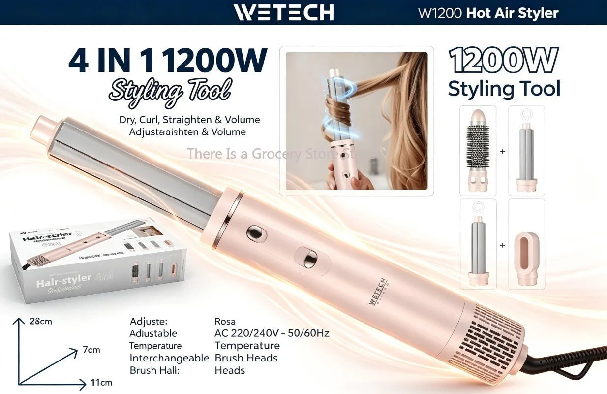 WETECH™ MultiStyle Pro – Kit 6-en-1 de Coiffure Professionnel