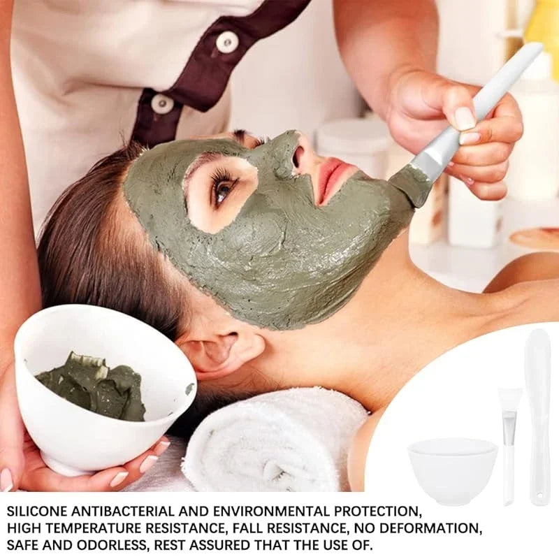 MixMask™ Pro – Silikon-Set zum Zubereiten und Auftragen Ihrer Gesichtsmasken