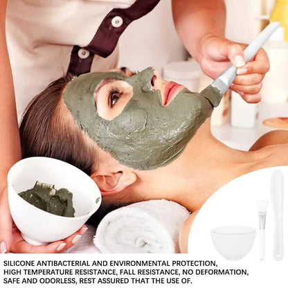 MixMask™ Pro – Silikon-Set zum Zubereiten und Auftragen Ihrer Gesichtsmasken