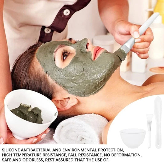 MixMask™ Pro – Kit Silicone pour Préparer et Appliquer vos Masques Visage