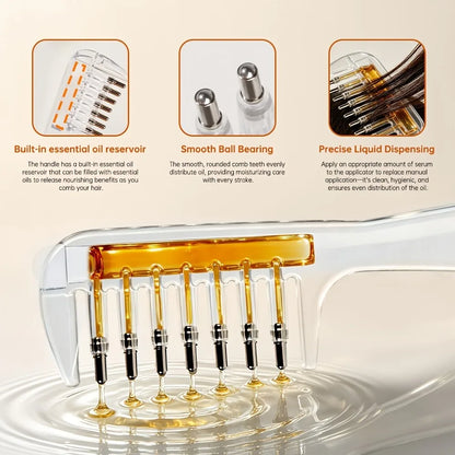 ScalpFlow™ – Peigne Applicateur d’Huile et Sérum pour Cuir Chevelu