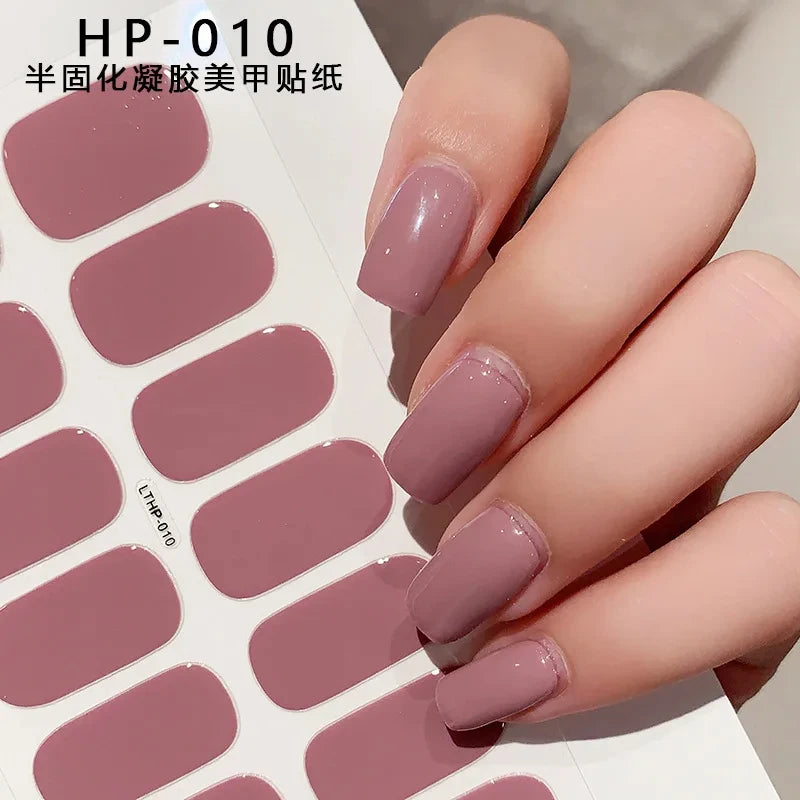 NailGlow™ Gel Tips – Stickers Ongles en Gel Semi-Cuit