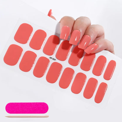 NailGlow™ Gel Wraps – Stickers Ongles Gel Semi-Cuit Full Cover