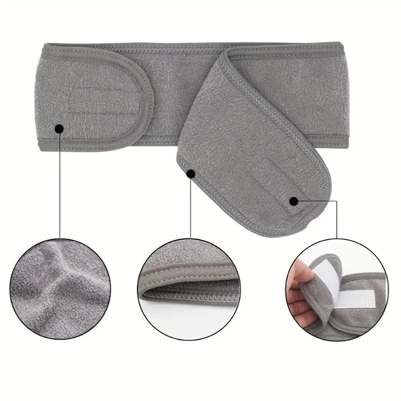 SpaLuxe™ Band – Verstellbares breites Stirnband für Make-up, Skincare, Spa und Gesichtspflege