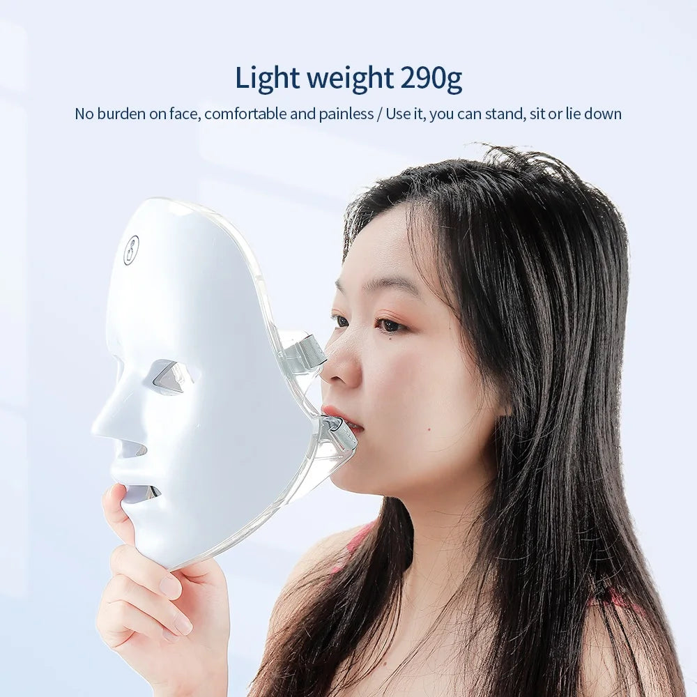 LumiSkin™ Pro – 7-Farben-LED-Gesichtsmaske zur Straffung und Verfeinerung der Haut zu Hause